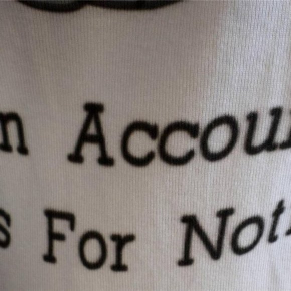 Eeyore I'm an accountant Thanks for noticin' Tee Shirt T-Shirt Winnie the Pooh - Picture 3 of 7